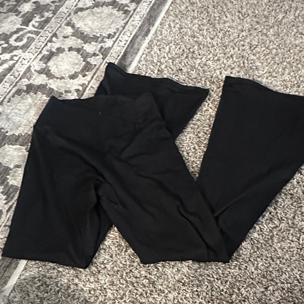 Black Flared Leggings